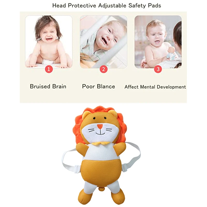 

Baby Toddler Head Protective Adjustable Infant Safety Pads Cushion Baby Back Protection Prevent Infant Protective Pillow