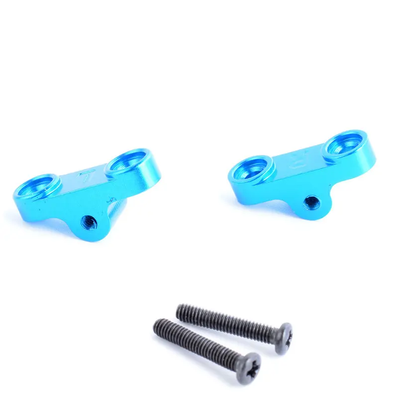 

2PCS WLtoys 12428 12423 Aluminum Alloy Rear Upper Pushrod Holder Metal Tie Rod Fixing Mount for RC Cars Upgrade Parts