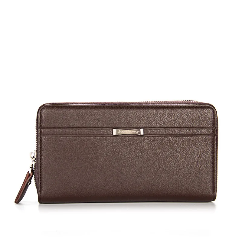 

Fashion Men Wallets Classic Long Style Card Holder Male Purse Quality PU Zipper Large Capacity Luxury Wallet For Men Clutch