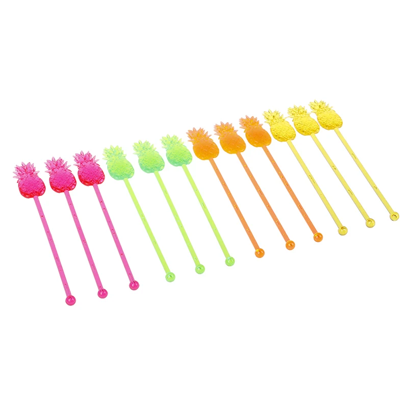 12 шт ананасовые коктейльные палочки с мордочкой мешалка для кофе вина кувшин