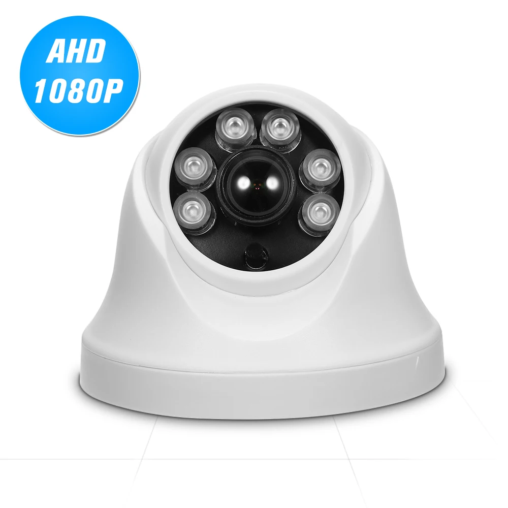 1080P AHD Купол CCTV Камера 2.0MP 1 8 мм объектив 160 широкий угол обзора 6 шт Массив ИК лампы