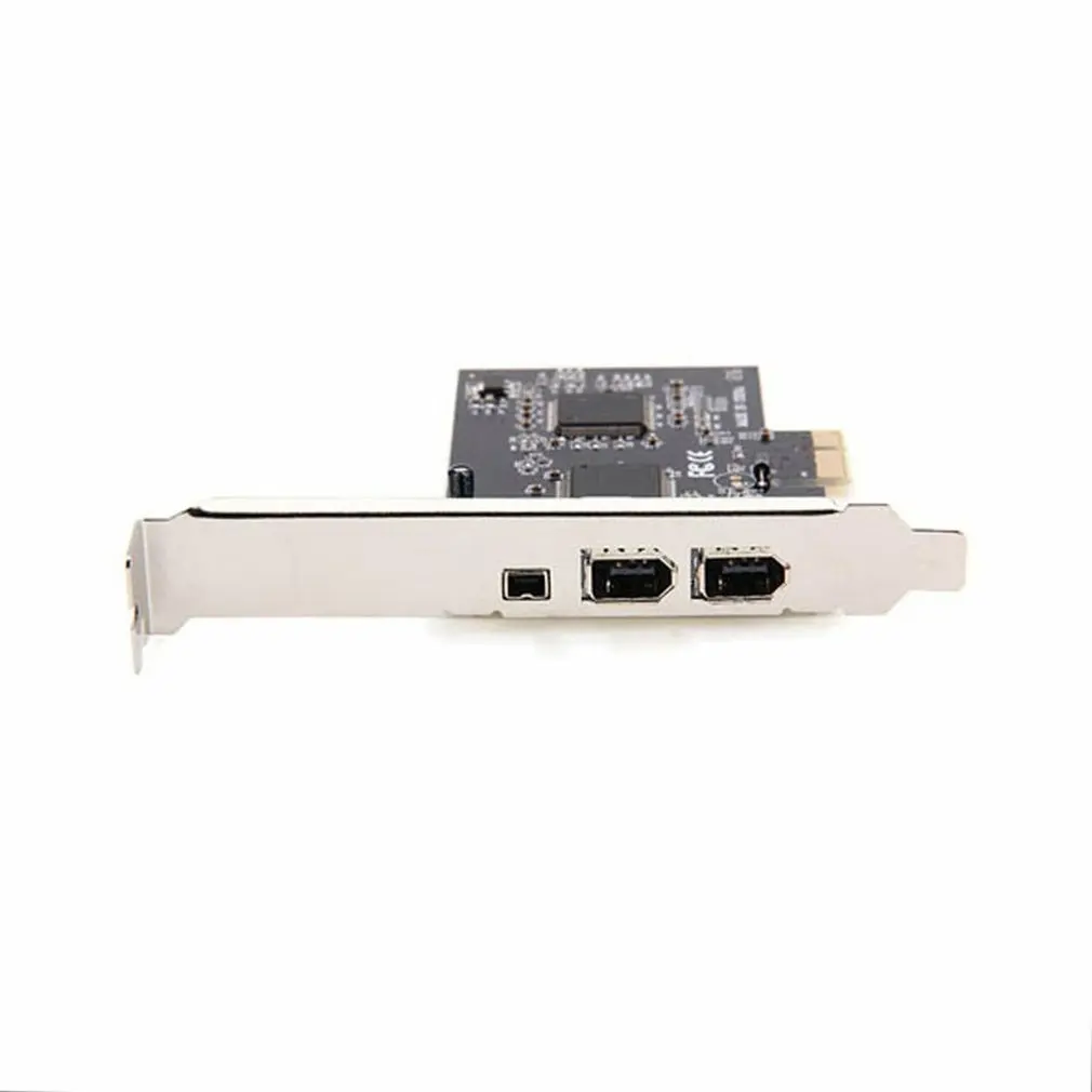 PCI Express PCI-E FireWire 1394a IEEE1394 внешний контроллер карты 3 порта для Windows XP/Vista/7 32/64 бит с кабель FireWire