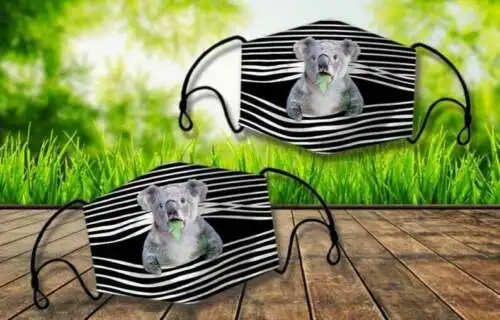 

Koala Animal In Pocket Animal Love Peace Face Mask Cloth Face Mask Printed