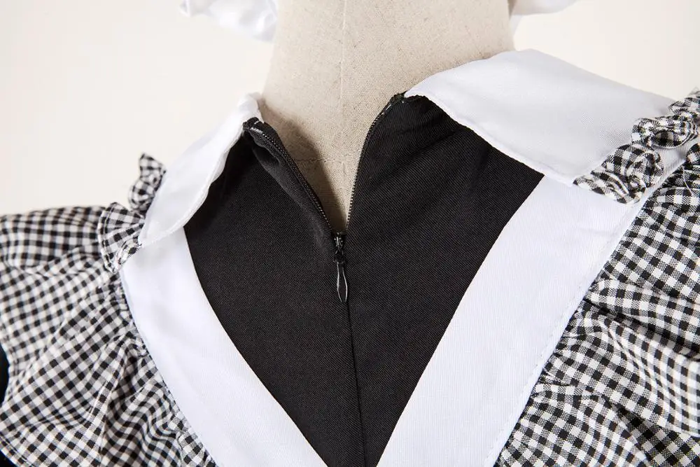 Роскошный женский костюм служанки из японского аниме милый для девочек