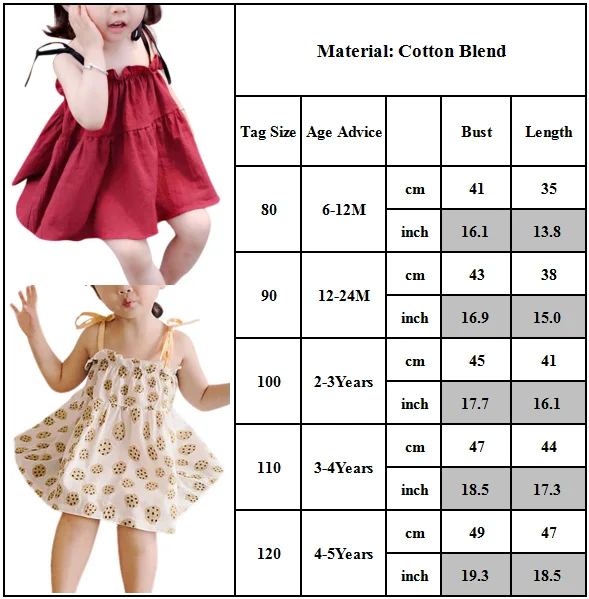 

Floral Fruit Printed Beach Little Girls Sleeveless Summer Sling Sundress