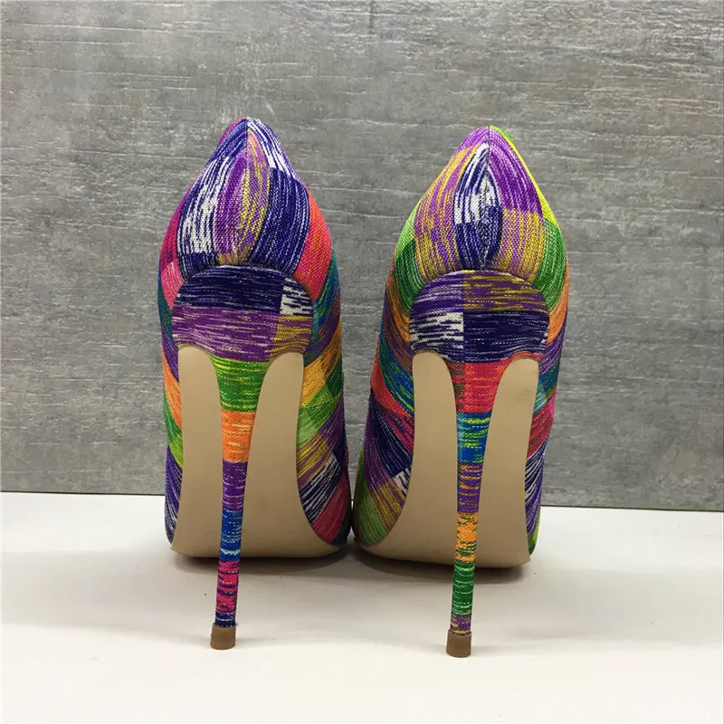 Туфли женские из замши на высоком каблуке 12 см с острым носком - купить по