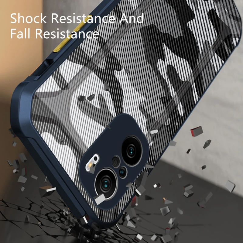 rzants for xiaomi poco f3 mi 11i redmi k40 pro case unicorn camouflage small camera hole hard back cover phone shell free global shipping