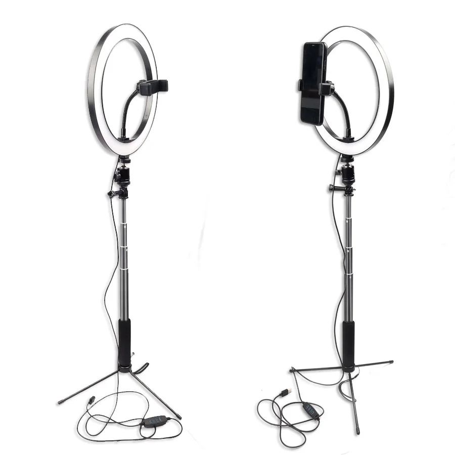10 дюймов 26 см Новое кольцо для селфи Вспышка светодиодная камера телефон