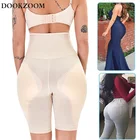 Поддельные женские утягивающие живот трусики для подтяжки ягодиц Утягивающие шорты тренажер с высокой талией утягивающее белье