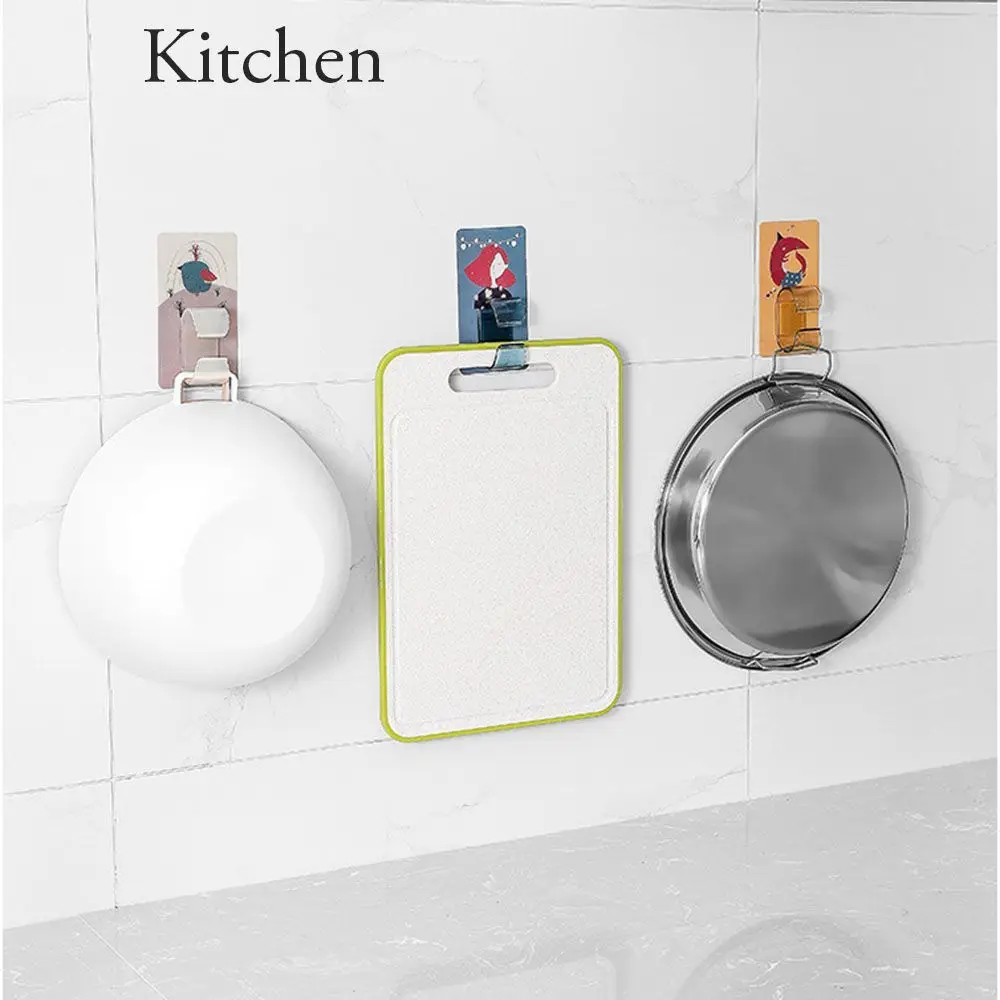 

Стеллажи для дома и офиса, водонепроницаемые маслостойкие настенные крючки, мощный саморегулирующийся крючок для хранения стен, дверные на...