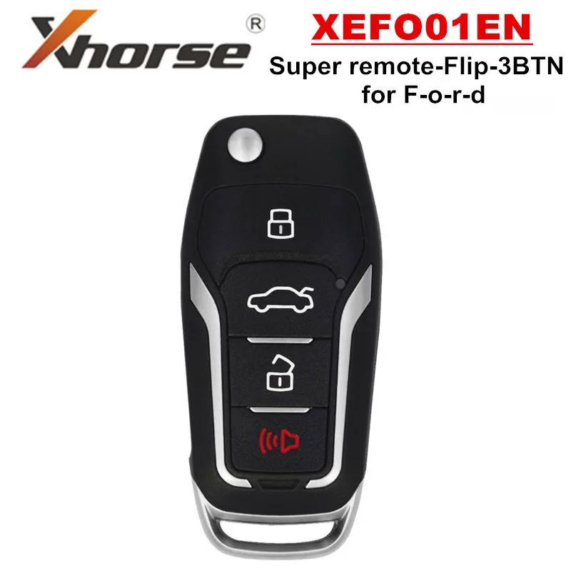 Супер пульт дистанционного управления Xhorse XEFO01EN для F o r d Flip 4 кнопки встроенный