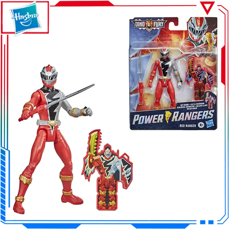 

Фигурки игрушечные Hasbro Ranger Power, Dino Fury Red Ranger, 6 дюймов