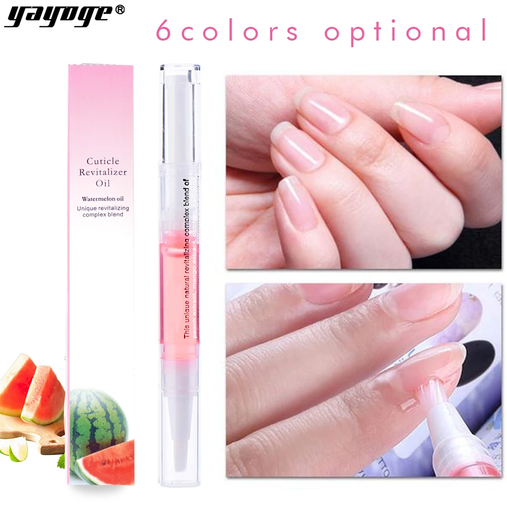 Yayoge 6ml Nail Nutrition Oil Pen Nail Treatment Pen 8 Smell Revitalizer Cuticle Oil Prevent Agnail Gel Polish Nourish Nail skin