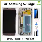 SM-G935 ЖК-дисплей с рамкой для SAMSUNG Galaxy s7 Edge G935F G935FD, качество AAA