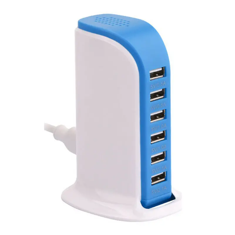 Универсальное быстрое зарядное устройство с 6 USB портами настольная док станция