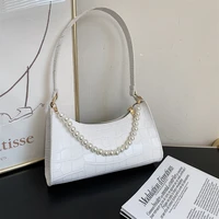 fashion crocodile pattern womens bag new popular pu leather shoulder bag luxury designer texture buckle handbags for women 2021