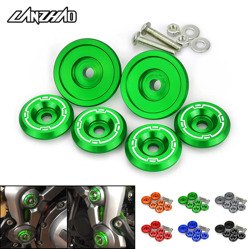 Z900 мотоцикл обтекатель болт винт рамка Крышка отверстия крышка CNC алюминиевые