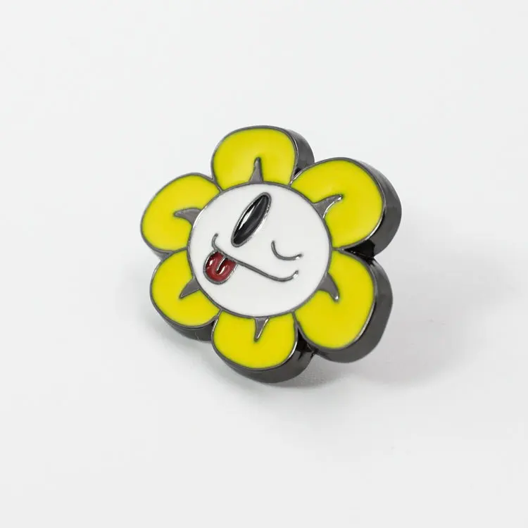 Игра Undertale брошь Frisk Toriel Sans Chara Flowey милый забавный мультфильм металлические броши модная новинка персонализированные ювелирные изделия подарок