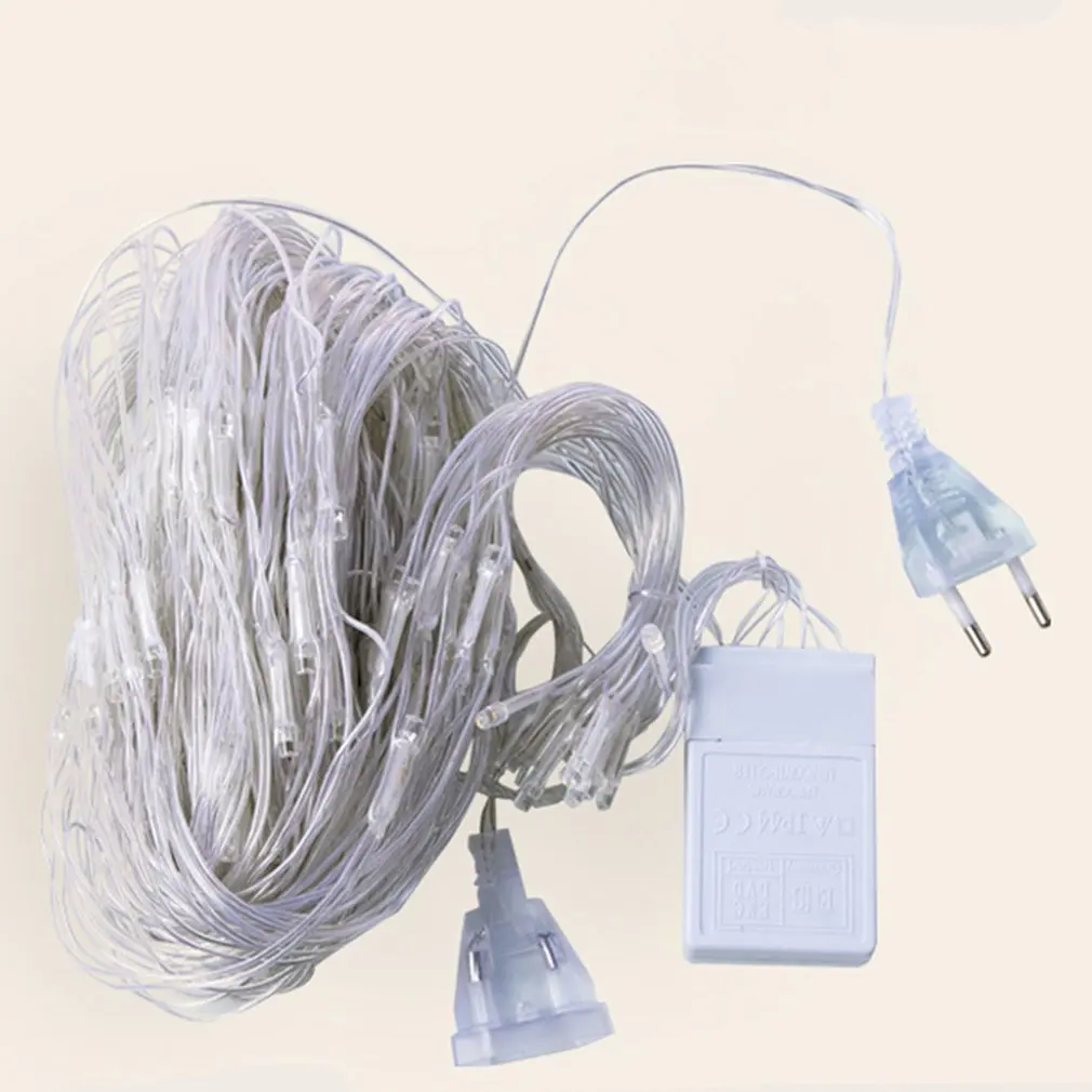 

NEW LED Net Mesh Fairy String Light Garland Window Curtain Christmas Fairy Light Wedding Party Holiday Light