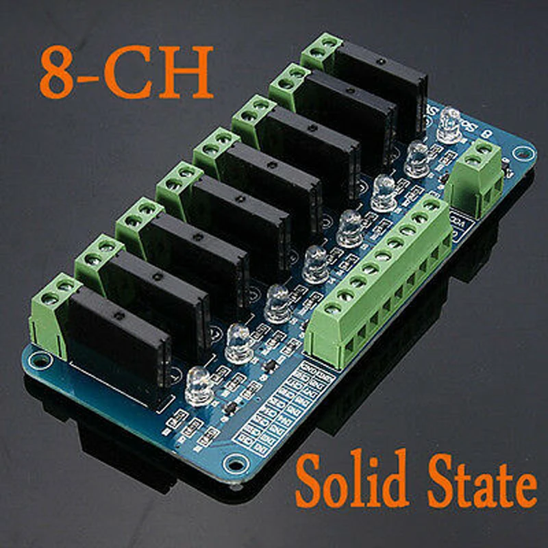 DYKB 8 канальный твердотельные реле OMRON SSR Модуль 8CH низкий уровень с резистивный