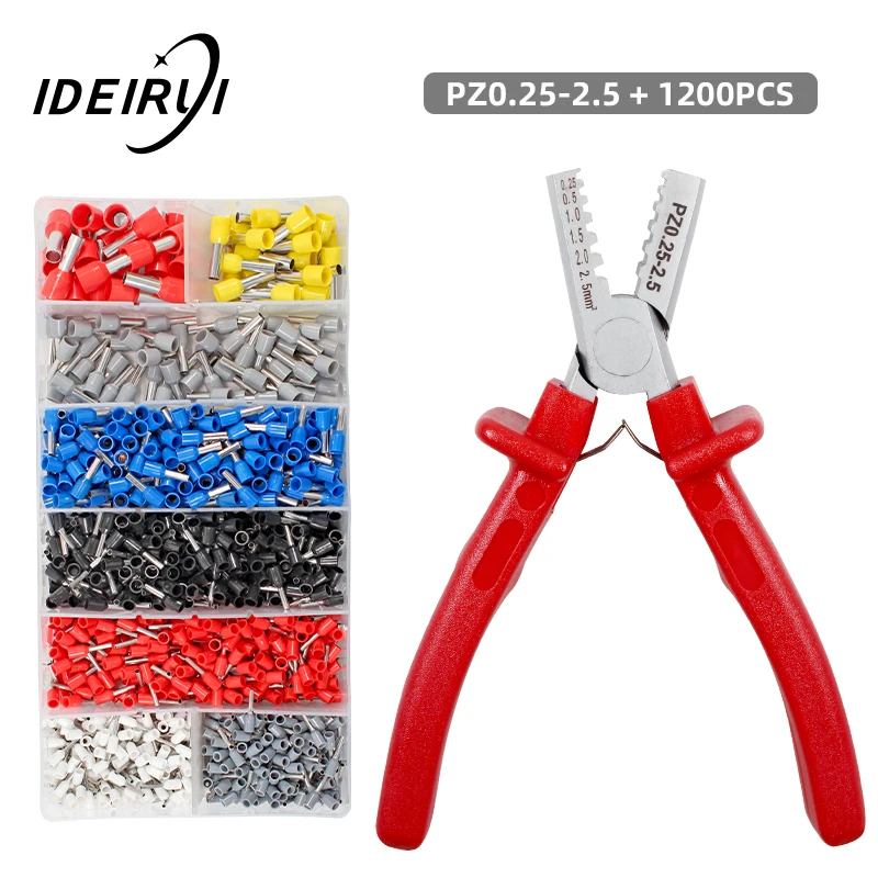 1200 шт. кабельный провод коннектор с ручным обжимным наконечником обжимные