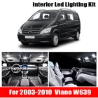 21 шт. для 2003-2010 Mercedes Benz Viano W639 X Nice canbus Error Free светодиодный Внутренняя купольная лампа посылка
