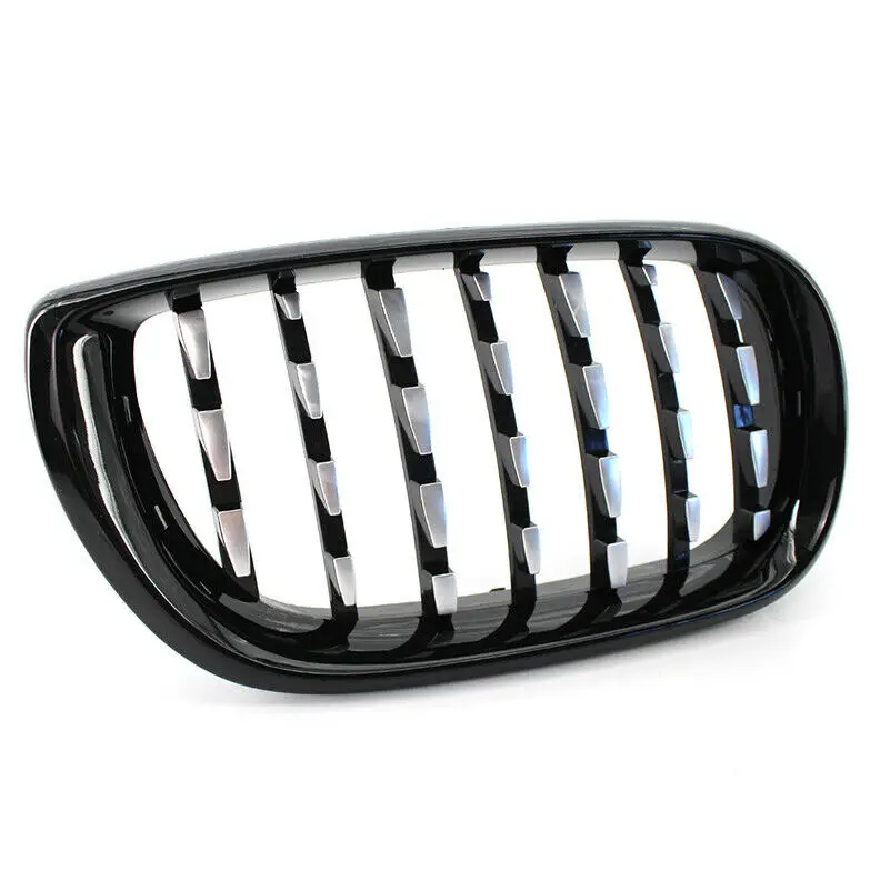 

Black Chrome Front Grill Diamond Style For BMW E46 3 Series 4-door New 2002 2003 2004 2005