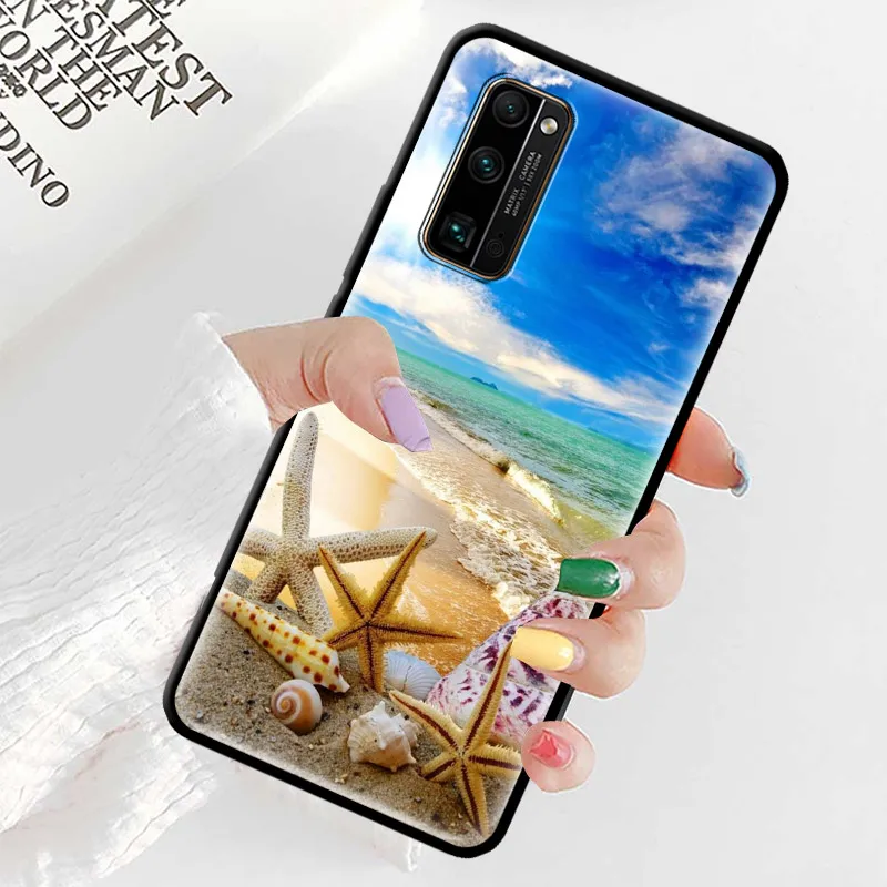

Starfish at dusk beach Phone Case For Huawei Y6 Y7 Y9 2019 Y6p Y8p Y7a For Honor 20 Lite 9X Pro Play 9A 8X 8S 30i 9S Cover