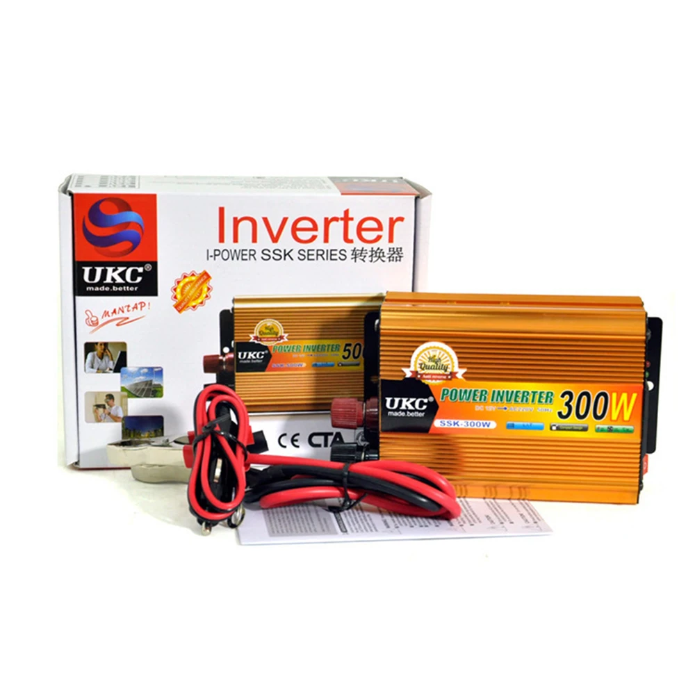 

300W Car Power Inverter 12V DC to AC 220V Converter Auto Charger Converter Adapter Modified Sine Wave Universal Socket