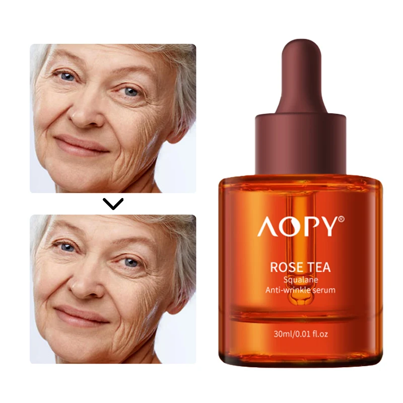 

AOPY Face Serum Hyaluronic acid Anti-Aging Wrinkles Essence Exfoliating Shrink Pores Anti-Oxidation Lift Firming Remove Fine
