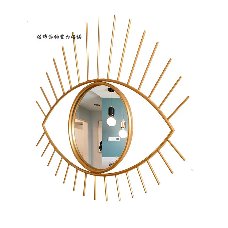 Скандинавские Инс железные художественные зеркальные украшения для глаз