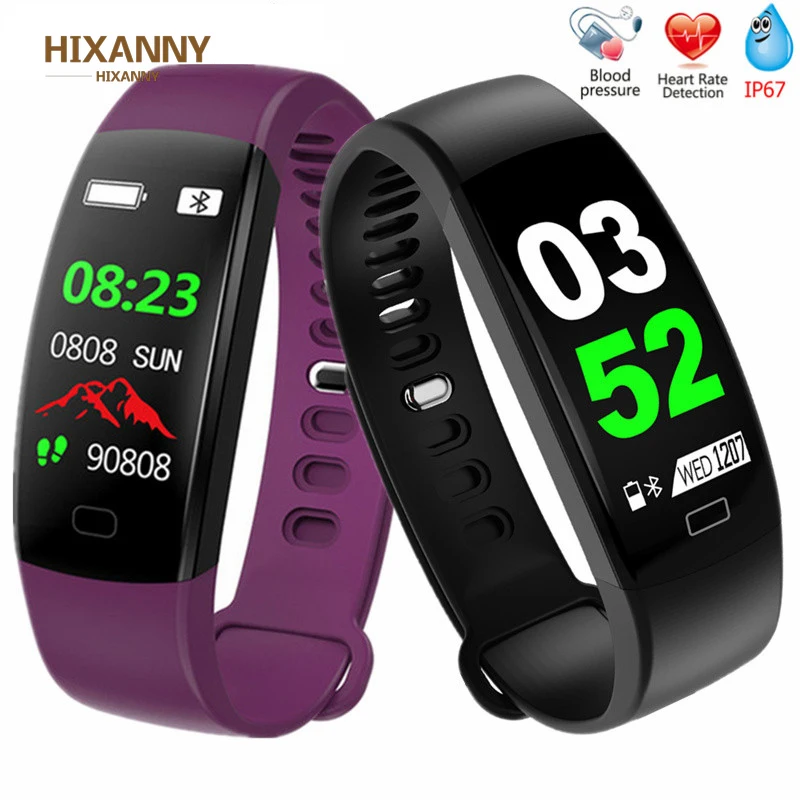 Новый F64 умный Браслет фитнес трекер кровяное давление монитор сердечного ритма