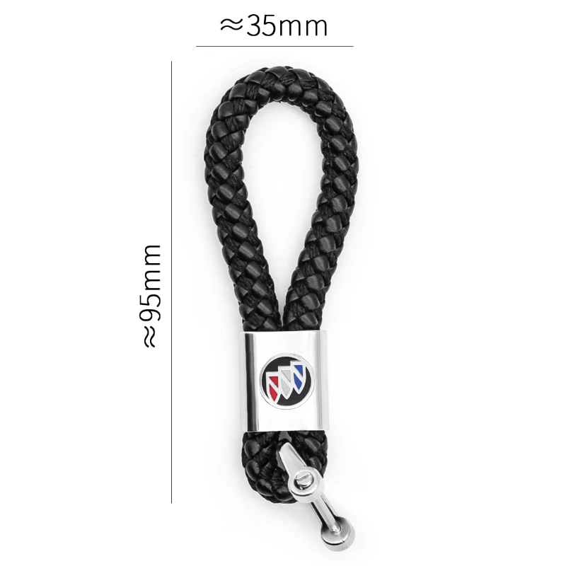 

Car accessories business keychain high quality braided rope pendant for BUICK- Enclave Avenir Special Avista Riviera Business