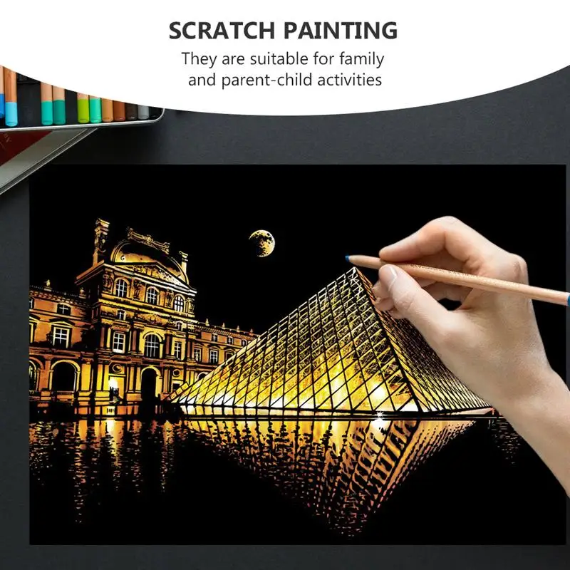 

Creative Scratch Painting Paper Scratch Painting Children Scratch Paper