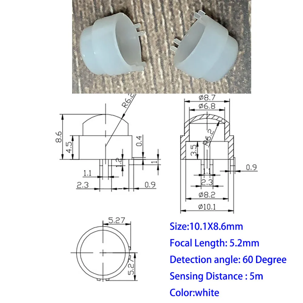 Инфракрасная линза Френеля JLLSMCMGGX 8002-2