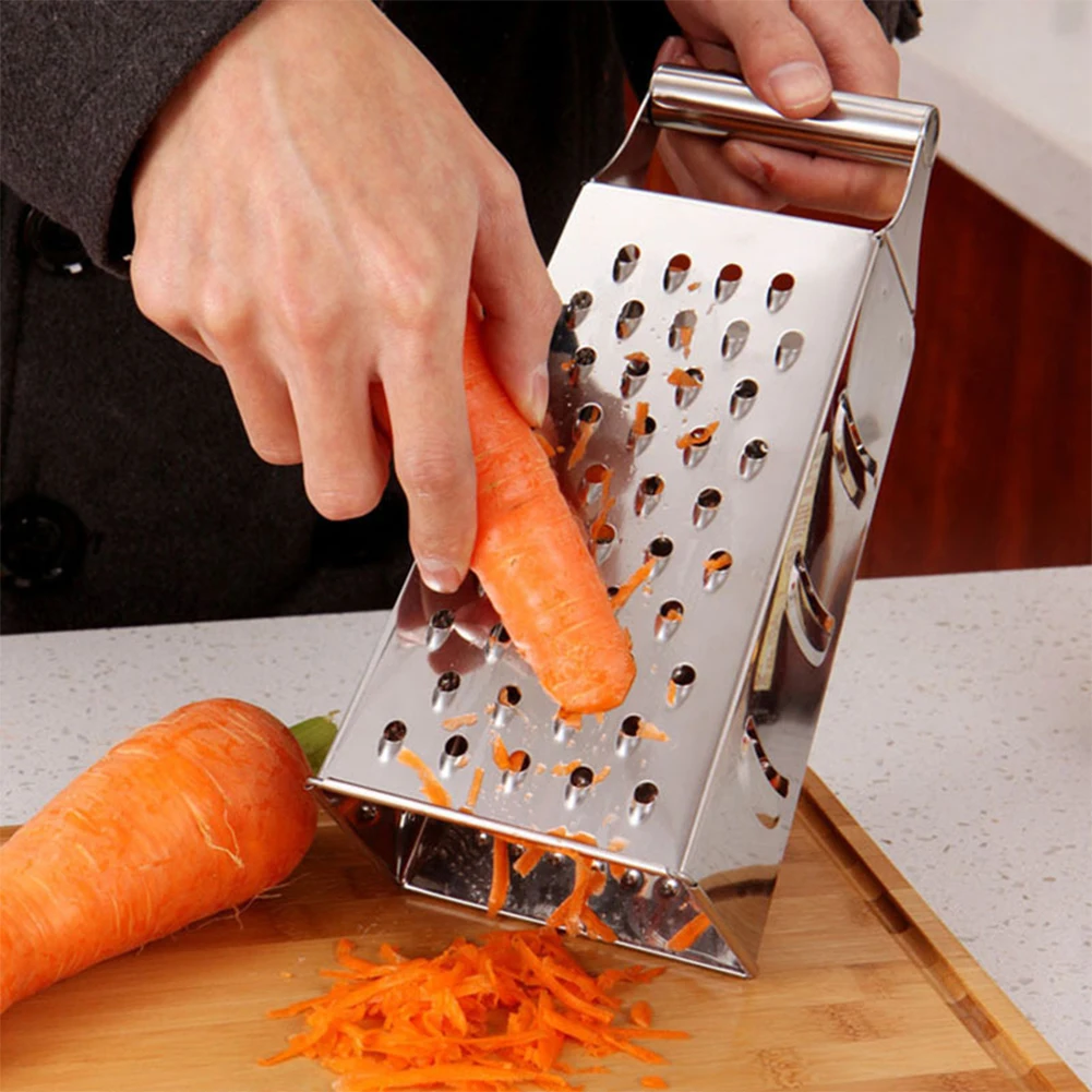 1 шт. мини четырехсторонняя терка из нержавеющей стали строгальный