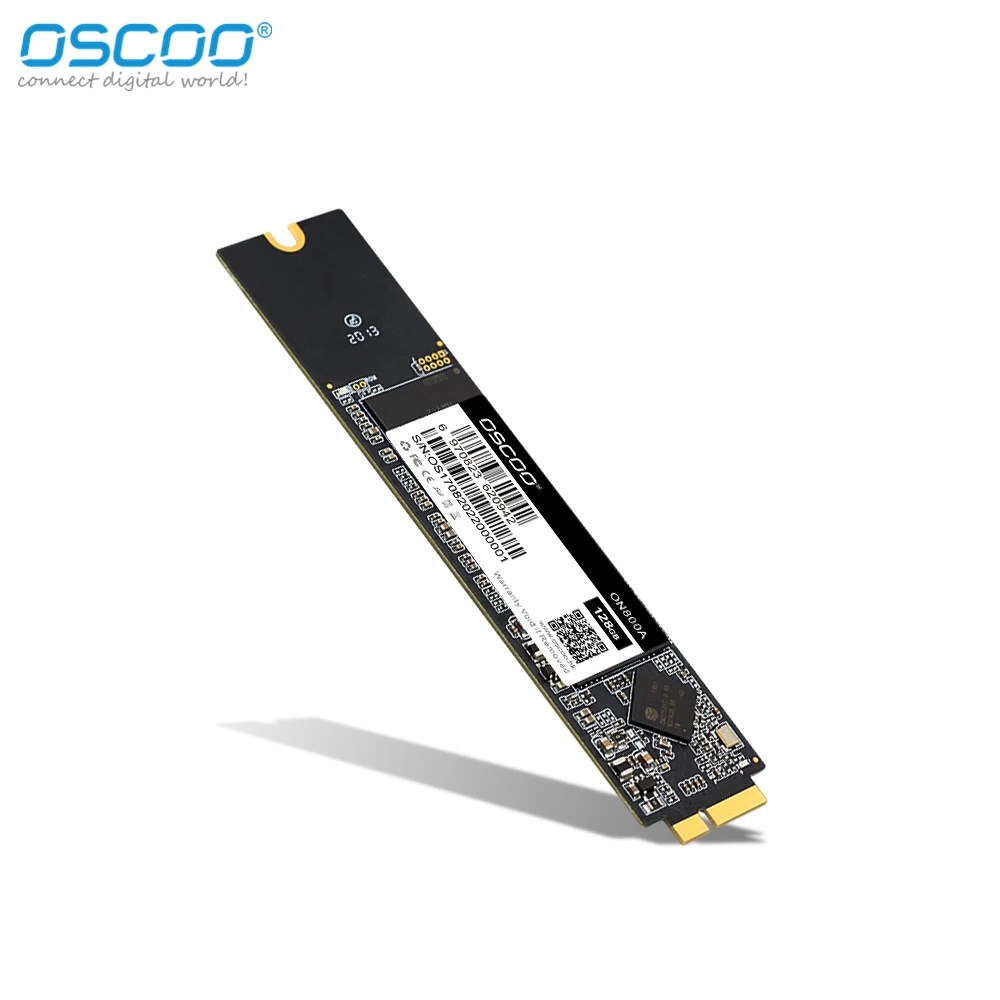 OSCOO SSD 256 ГБ 512 1 ТБ 3D TLC Nand Flash SATA3 для 2010 2011 Apple Macbook Air A1370 A1369|Внутренние твердотельные