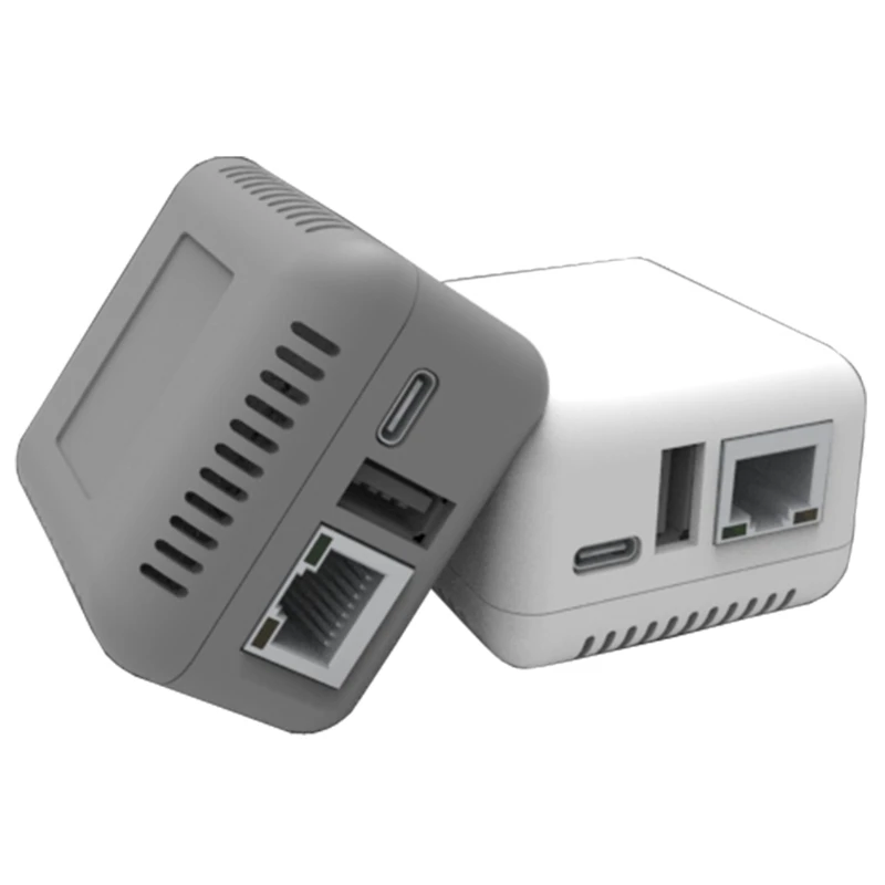 

Networking USB 2.0 Port Fast 10/100Mbps Ethernet to USB 2.0 Network Print Server RJ-45 LAN Port WiFi USB Print Server