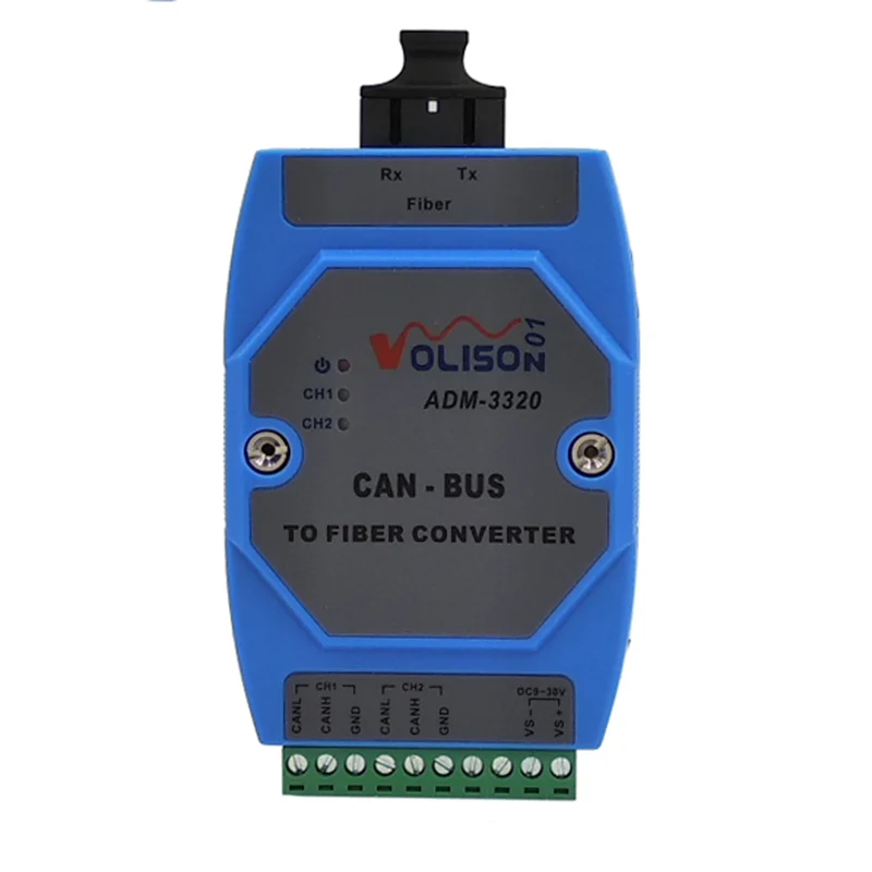 ADM-3320-SC шина CanBus волоконно-оптический конвертер CAN оптическая терминальная машина