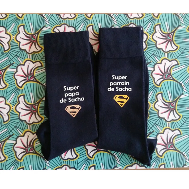 Забавные мужские носки с именем на заказ вечерние для свадьбы шафер жениха