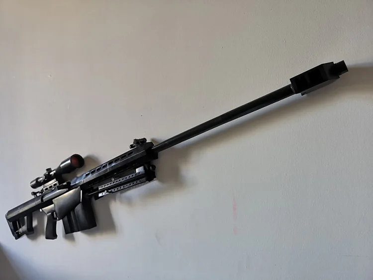 Новинка скелед Барретт M82A1 12,7 мм снайперская винтовка 3D бумажная модель Косплей оружие дети взрослые оружие Бумажные модели пистолет игрушки