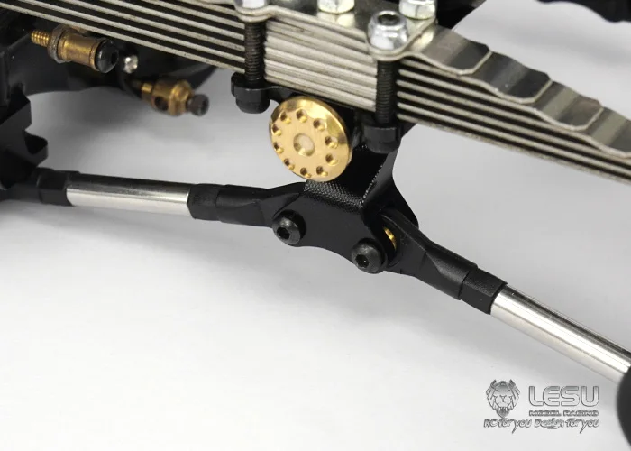 LESU X-8002-A металлическая задняя подвеска Набор для 1/14 Tmy RC грузовик оси DIY Модель TH02086