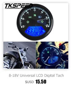 Мотоциклетные инструменты 10000 RMP ЖК Спидометр Тахометр для Yamaha Zuma BMK x125 YW125 speedomerter для Yamaha BWS 7 цветов