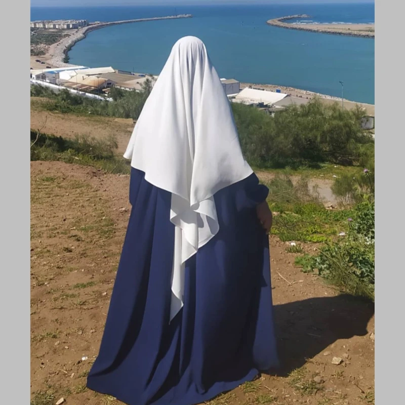 Женская Паранджа niqab хиджаб Абая Фата верхняя молитвенная одежда Арабская