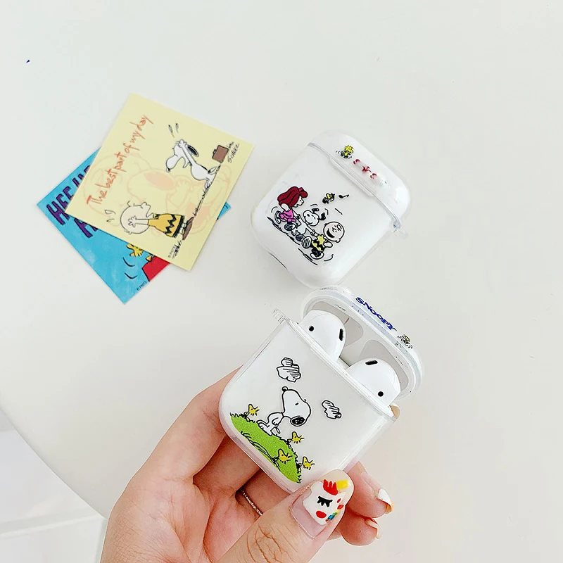 Bluetooth чехол для гарнитуры для apple airpods чехол арахис Charlie dog беспроводные наушники милый щенок силиконовый чехол для airpods