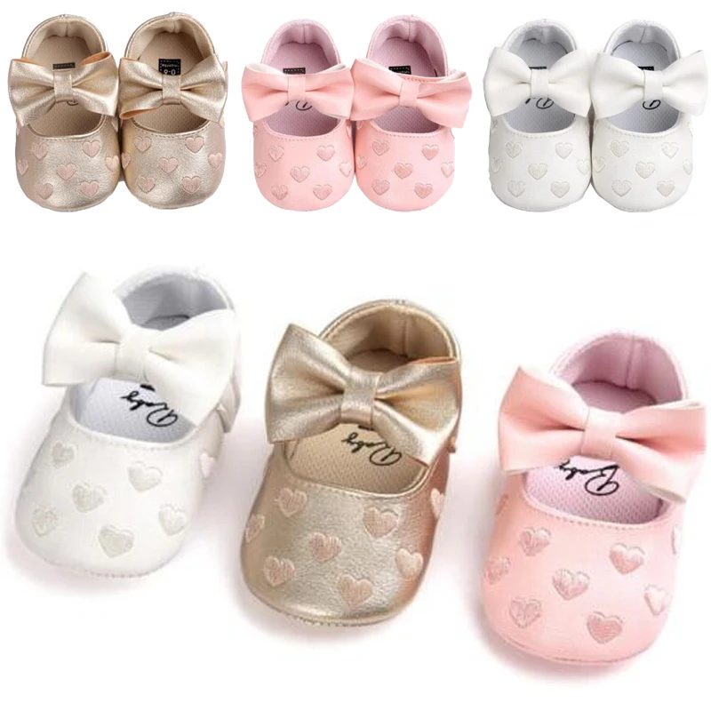 

Новинка 2021, брендовая повседневная обувь для новорожденных девочек и мальчиков, обувь для детской кроватки, 3 вида, кожаная обувь с принтом с...