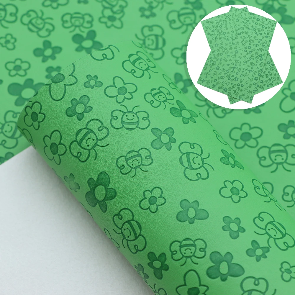 Аксессуары David 20*33 см цветок пчела искусственная кожа пэчворк для волос бант