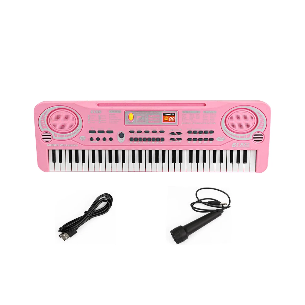 61 клавиша электронный орган USB Цифровая Клавиатура Пианино музыкальный