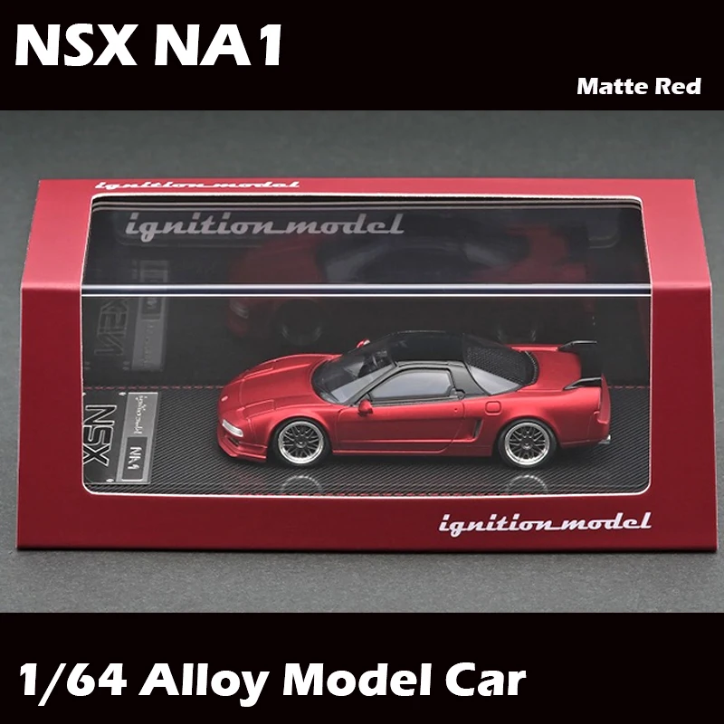 IG 1/64 Honda NSX NA1 модель автомобиля из сплава литой металлический дисплей
