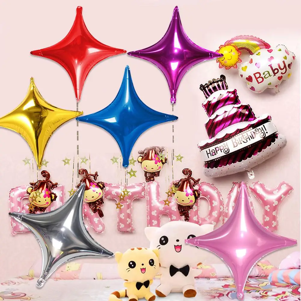 10 дюймовая шпилька для Алюминий пленка четыре в виде пятиконечных звезд